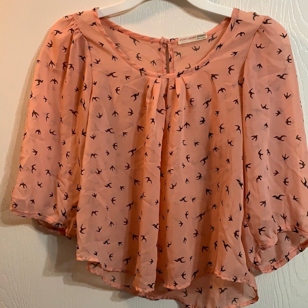 Cute pink top